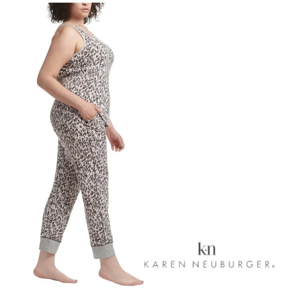 Karen Neuburger | Live Love Lounge 3-Piece Lounge Set | Gray Leopard | NWOT - Picture 6 of 6